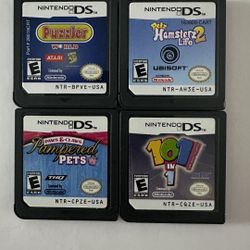 4 Nintendo DS Games 