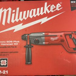 Milwaukee 8 Amp Corded 1 in. SDS D-Handle Rotary Hammer 5262-21 SDS+ SDS Plus