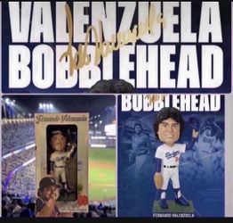 Fernando Valenzuela Bobblehead Sga 2025 Dodgers 