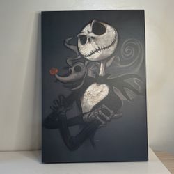 Jack Skellington Canvas Print The Nightmare Before Christmas