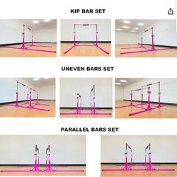 Gymnastics Double Horizontal Bars 3Play Parallel Bars Uneven Bars Gymnastics Training Kip Bar