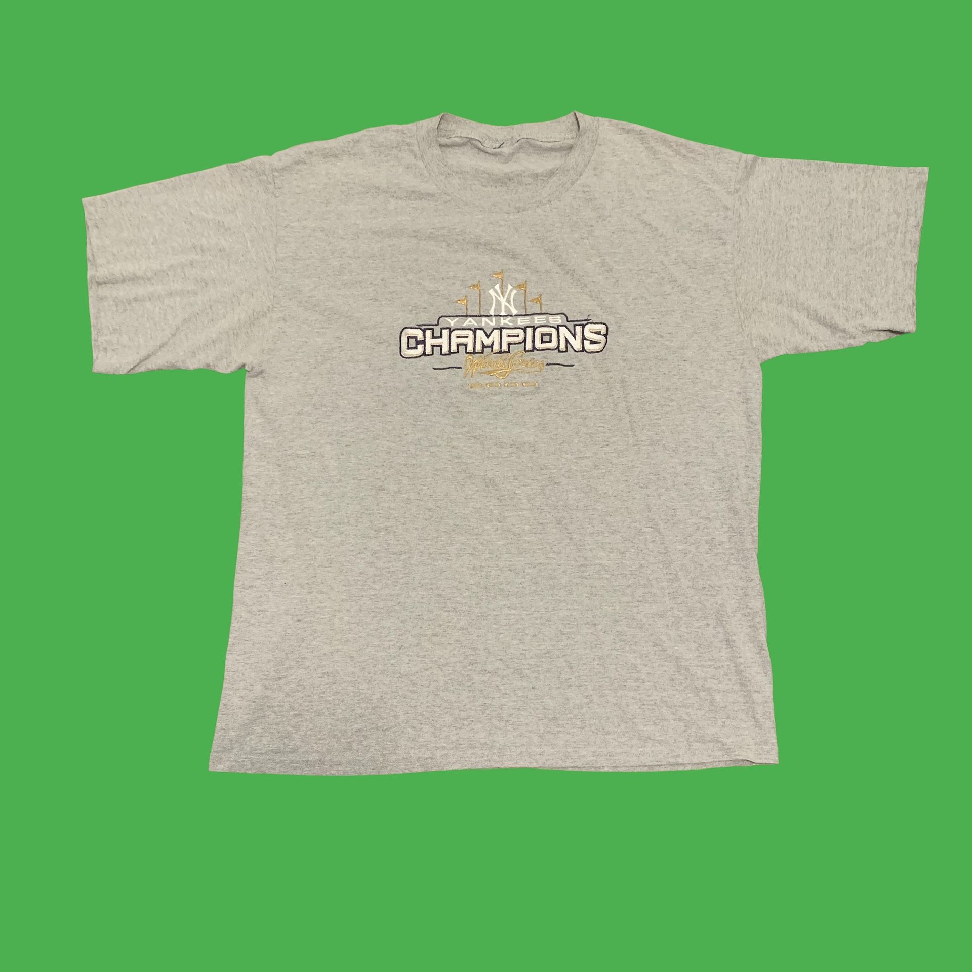 Vintage Y2K New York Yankees World Series Champions Embroidered T Shirt