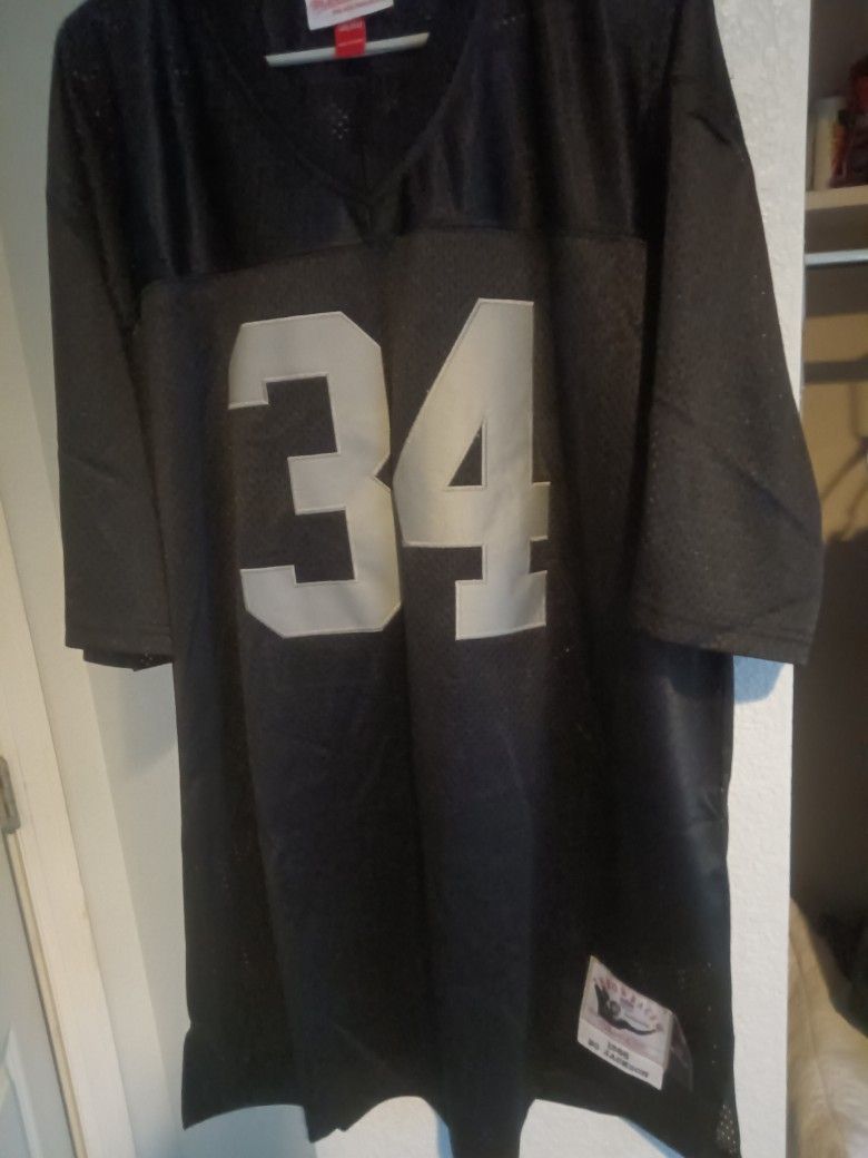 Bo Jackson 3X Raiders Football Jerseys Classics 