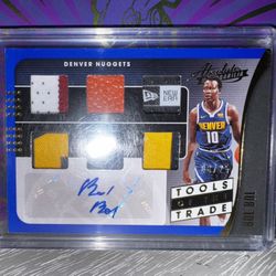 2019 Absolute Bol Bol /25 Rookie 6-patch Autograph