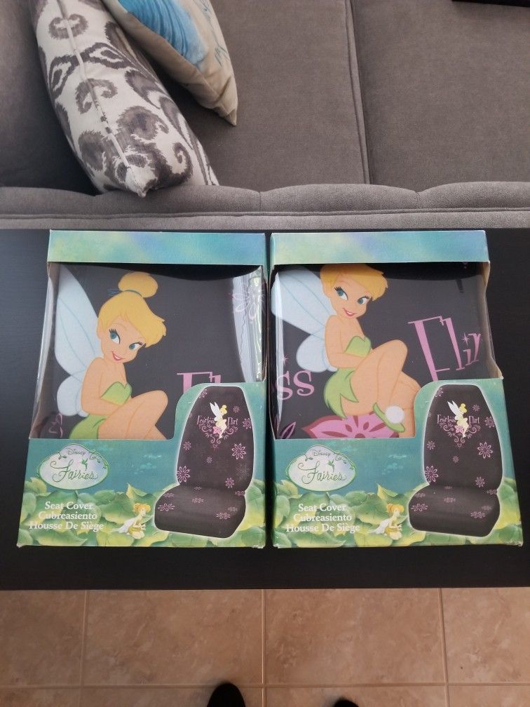 Tinkerbell Car Seat Covers Set Of 2