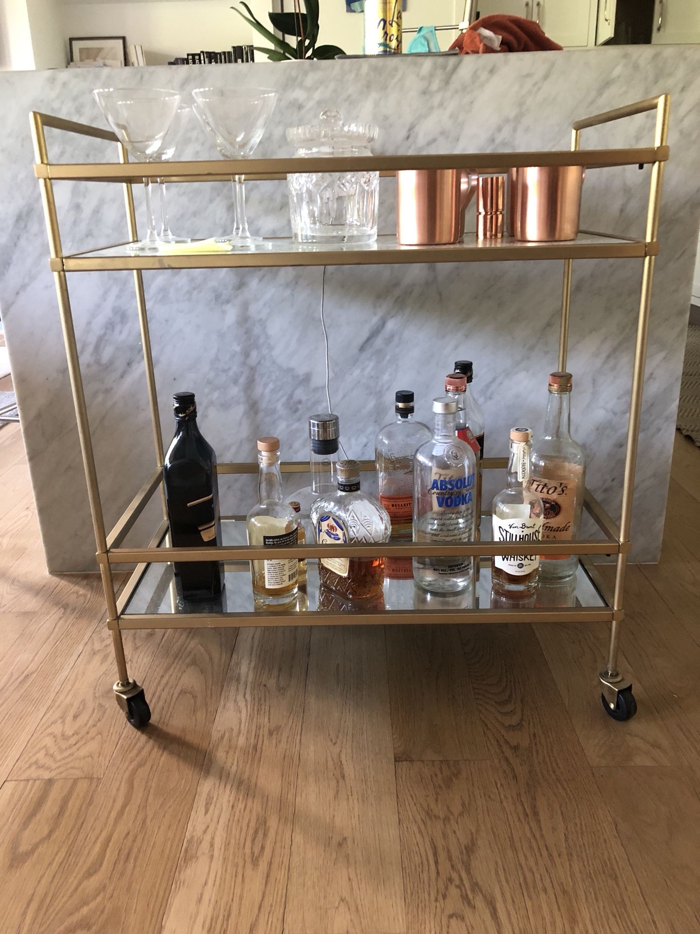 West Elm Bar Cart