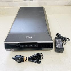 🔥Epson Perfection V550 Photo Tested - Working w/ AC Adapter, Cords Tested Works. Excellent working condition and well maintained. Comes with original
