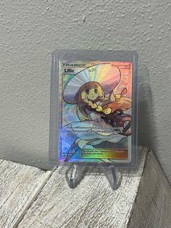 Pokemon TCG Lillie Full Art 147/149 Sun & Moon Base Set Holo Ultra Rare