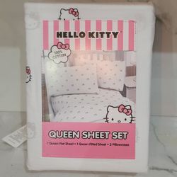 Hello Kitty Queen Sheet Set 