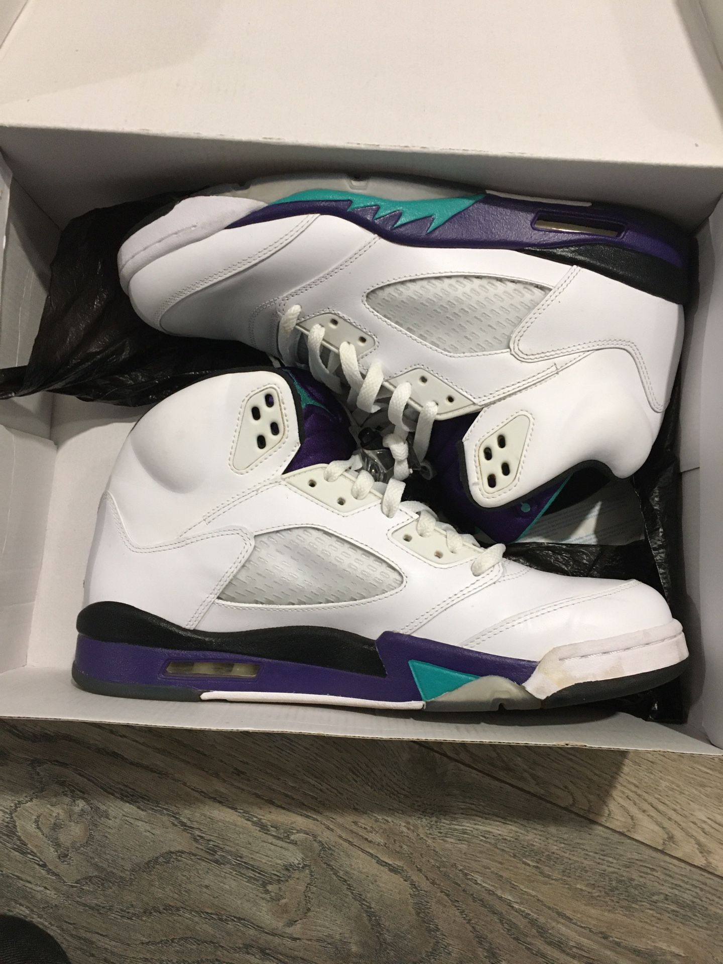 Jordan Grape 5’s size 11 VNDS