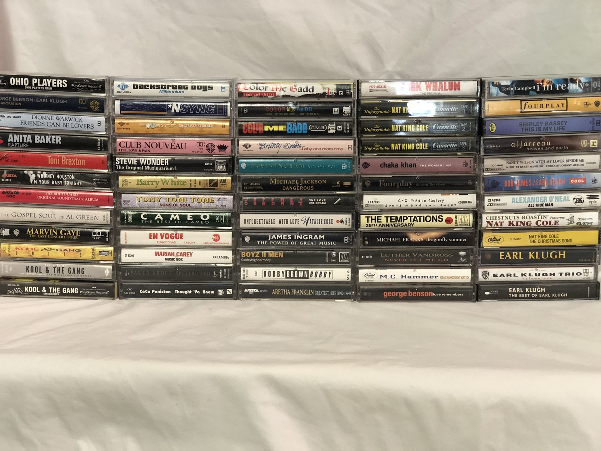 Lot of 300 Cassette Tapes