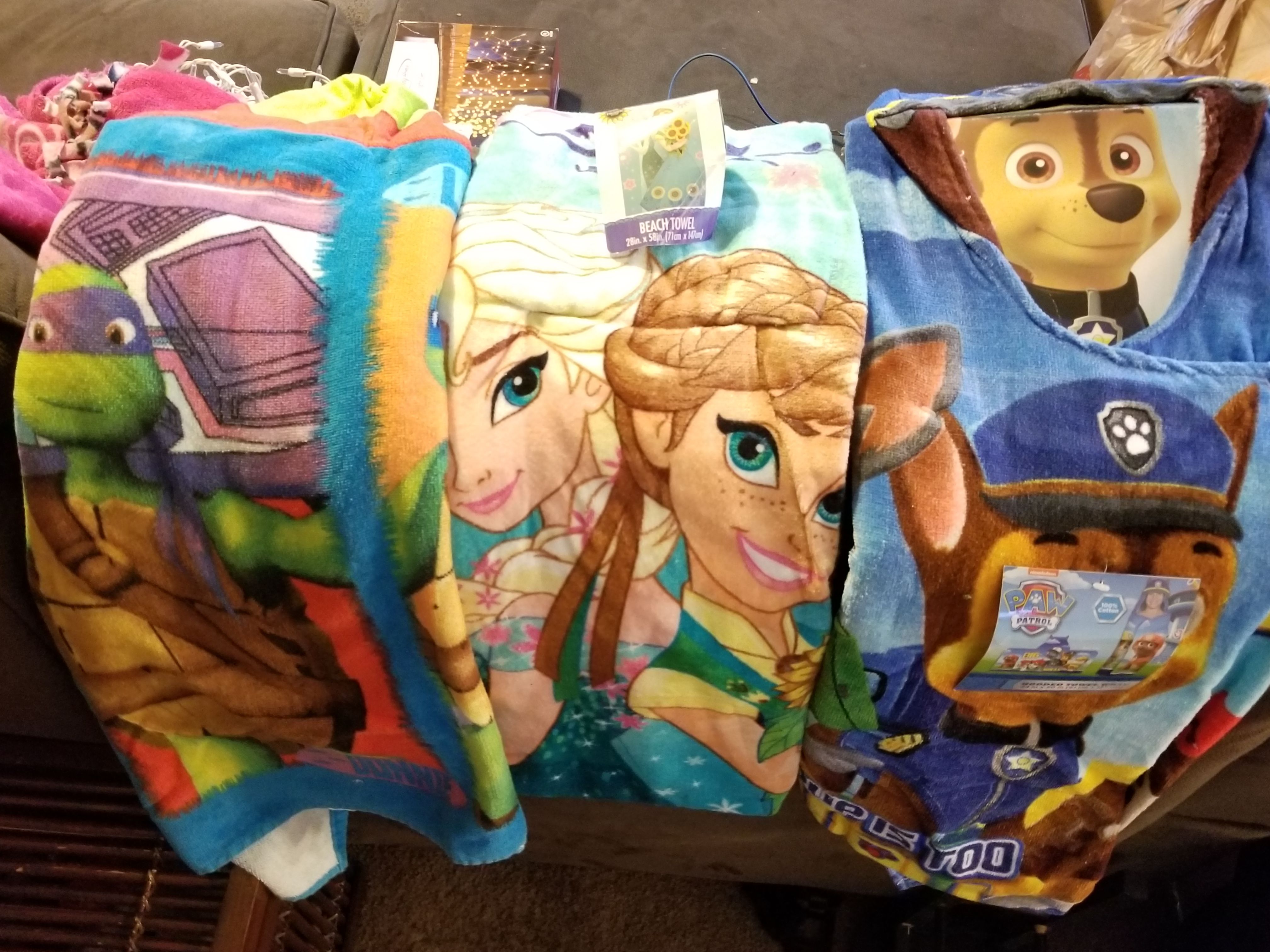 Disney towels