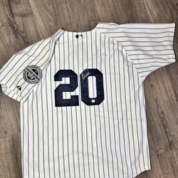 Jorge Posada signed jersey with COA