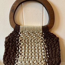 Vintage Macrame Handbag