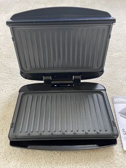 George Foreman 5-Serving Removable Plate Electric Indoor Grill and Panini Press.