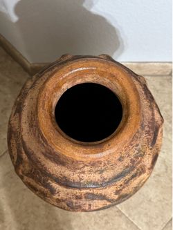 Decorative Terracotta Floor Vase
