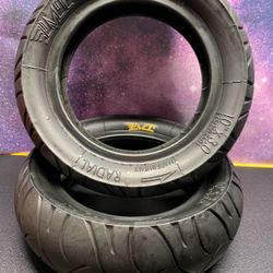 PMT Radial Scooter Tires For  6” Rim 10” X 3.0” 75/250 R6