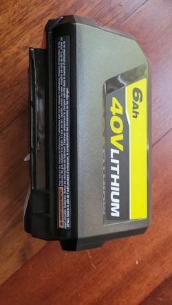 Ryobi 40 volt 6Ah battery