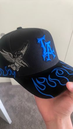 LA angel blue flame