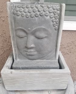 Cement Buddha Fountain