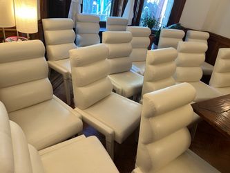 15 Nathan Anthony dining chairs