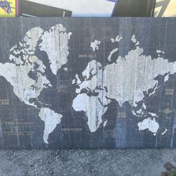 Map Of The World Wall Art