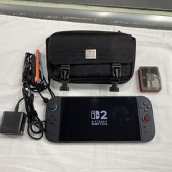Nintendo BEE-001 Nintendo Switch 2 Console with Joy-Con Straps, Case & Charger TPW016772