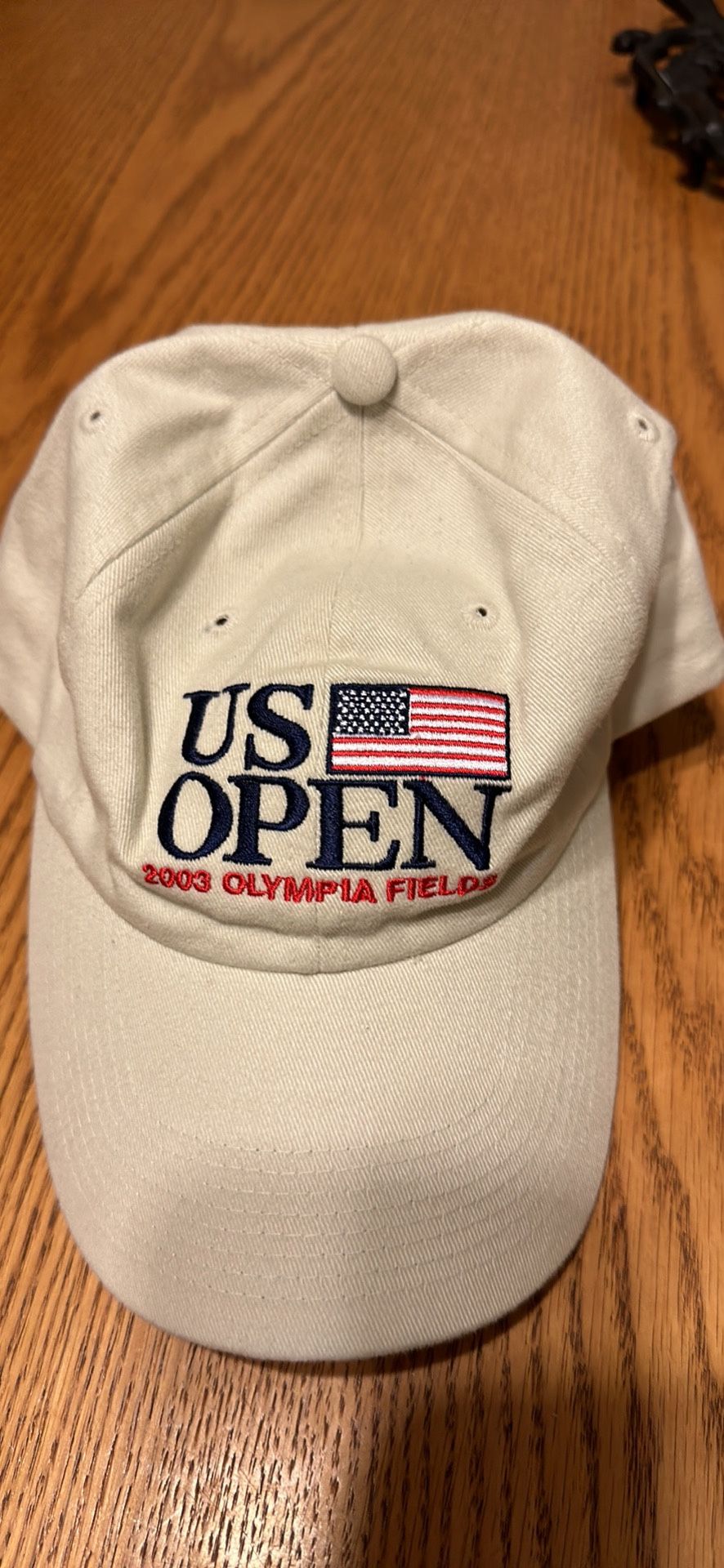 Vintage 2003 US Open Olympia Fields "USGA Member" Strap Back Hat/Cap USA Made