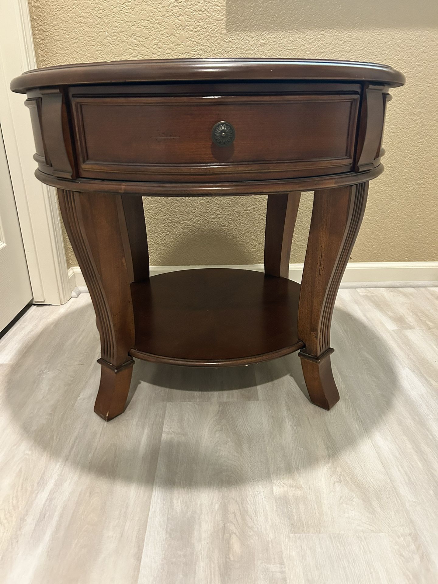 Cherry Wood Side Table
