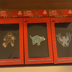 Metazoo Collectible Pins Lot Of 3