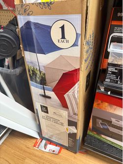 Members mark 10ft aluminum umbrella with auto tilt (color tan)