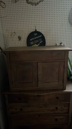 Oak cabinet