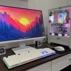 Gaming PC Setup RX 580 8GB / 16GB RAM / MSI 24” Monitor / Full Setup