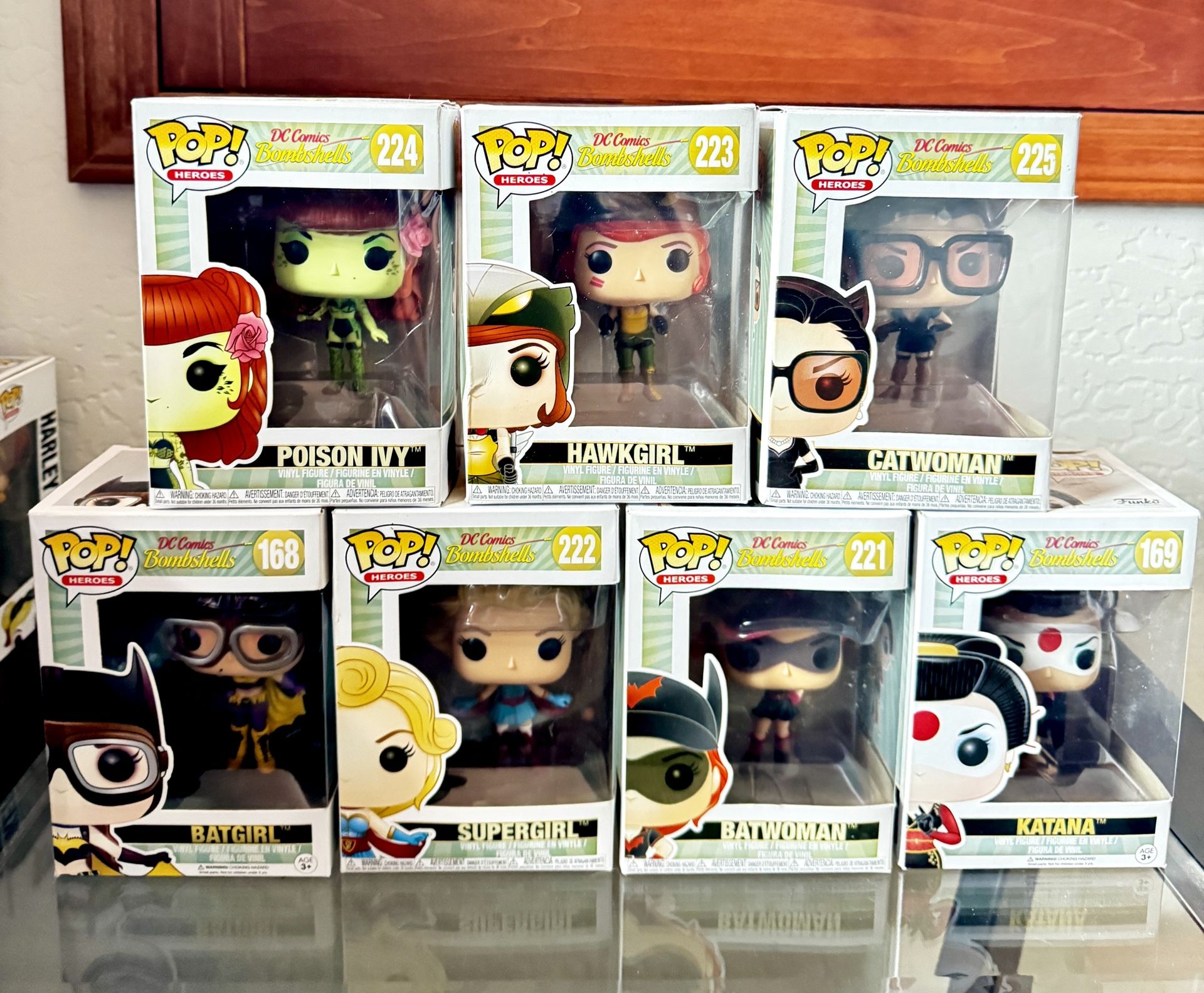 Funko Pop DC Bombshells Lot of 5
