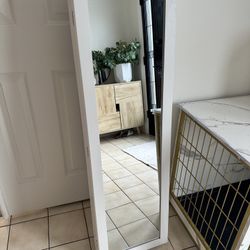 NEW Lockable Mirror Jewelry Cabinet (with Wall Mount & LED Light)