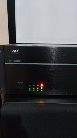 Pyle PT8000CH 6 channel power amplifier