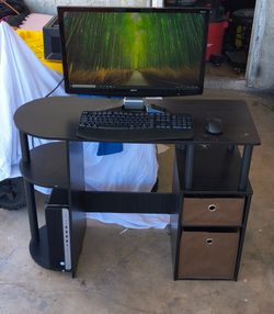HP PC & DESK, COMPLETE SETUP