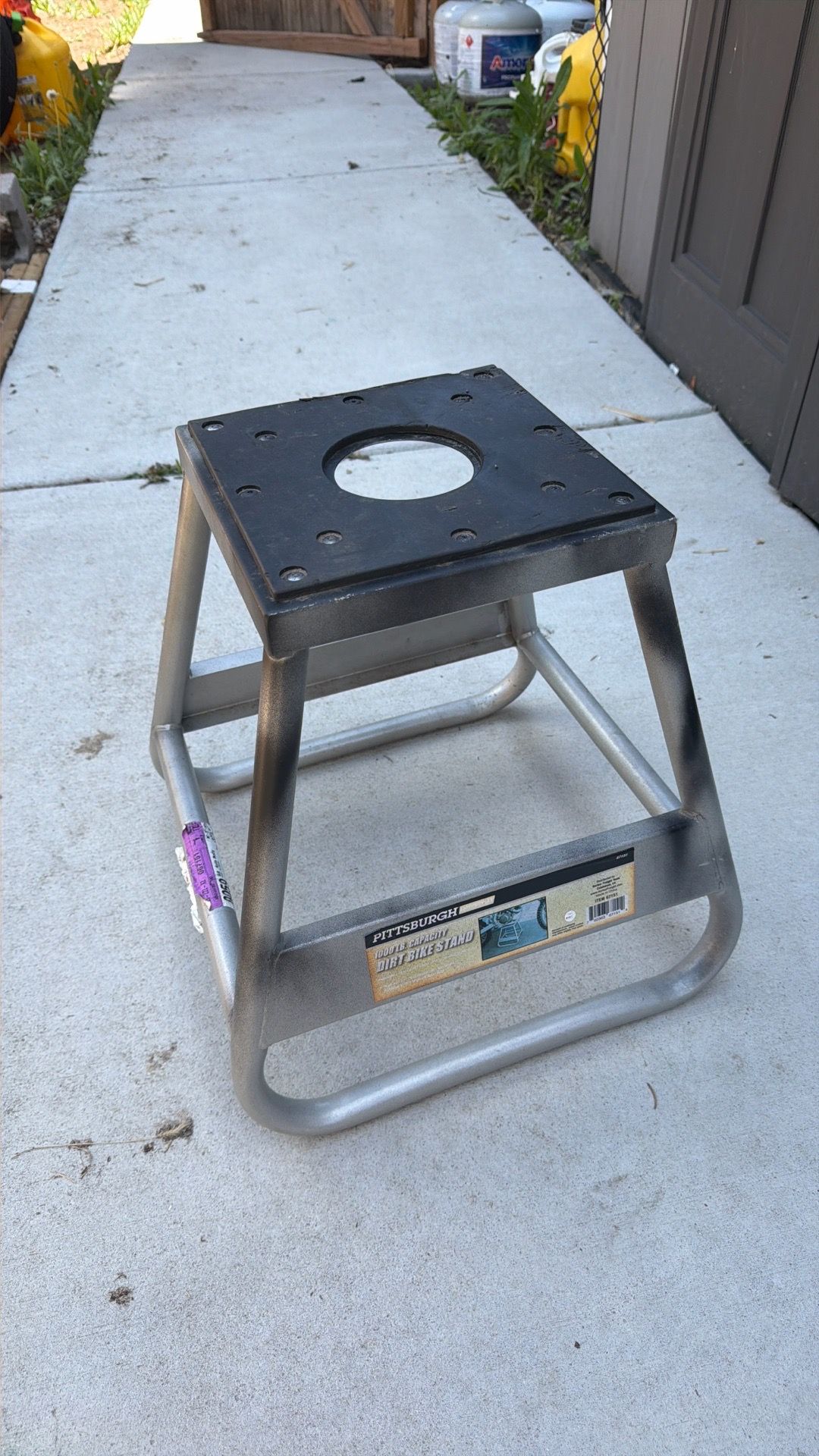Dirt bike stand