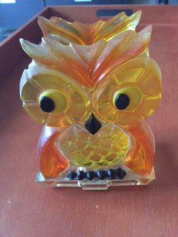 Vintage owl napkin holder