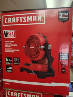 Craftsman V20 Cordless Misting Fan Kit