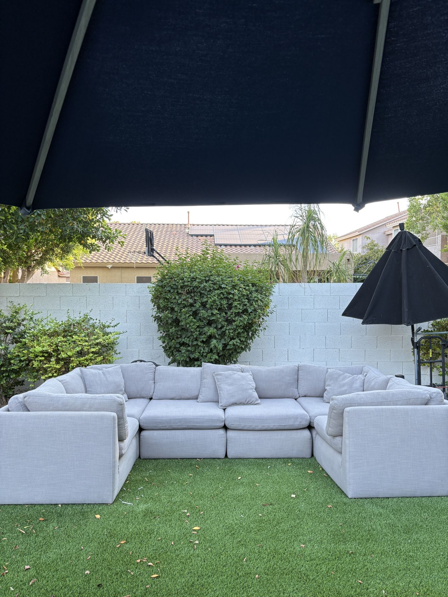 Modular Grey Sectional-Delivery Available