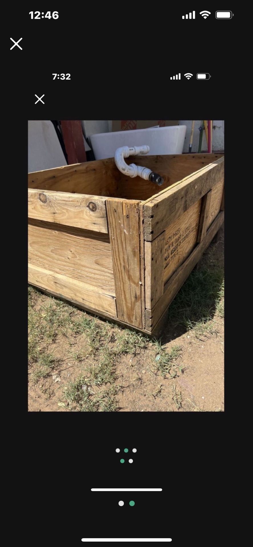 SELLING  EXTRA LARGE  SOLID OAK PLANTERS  each $100.   EACH SQUARE PLANTERS $$75. each ! firm cash only by Yarbrough      PLANTER BOXES CAN VE USED FO