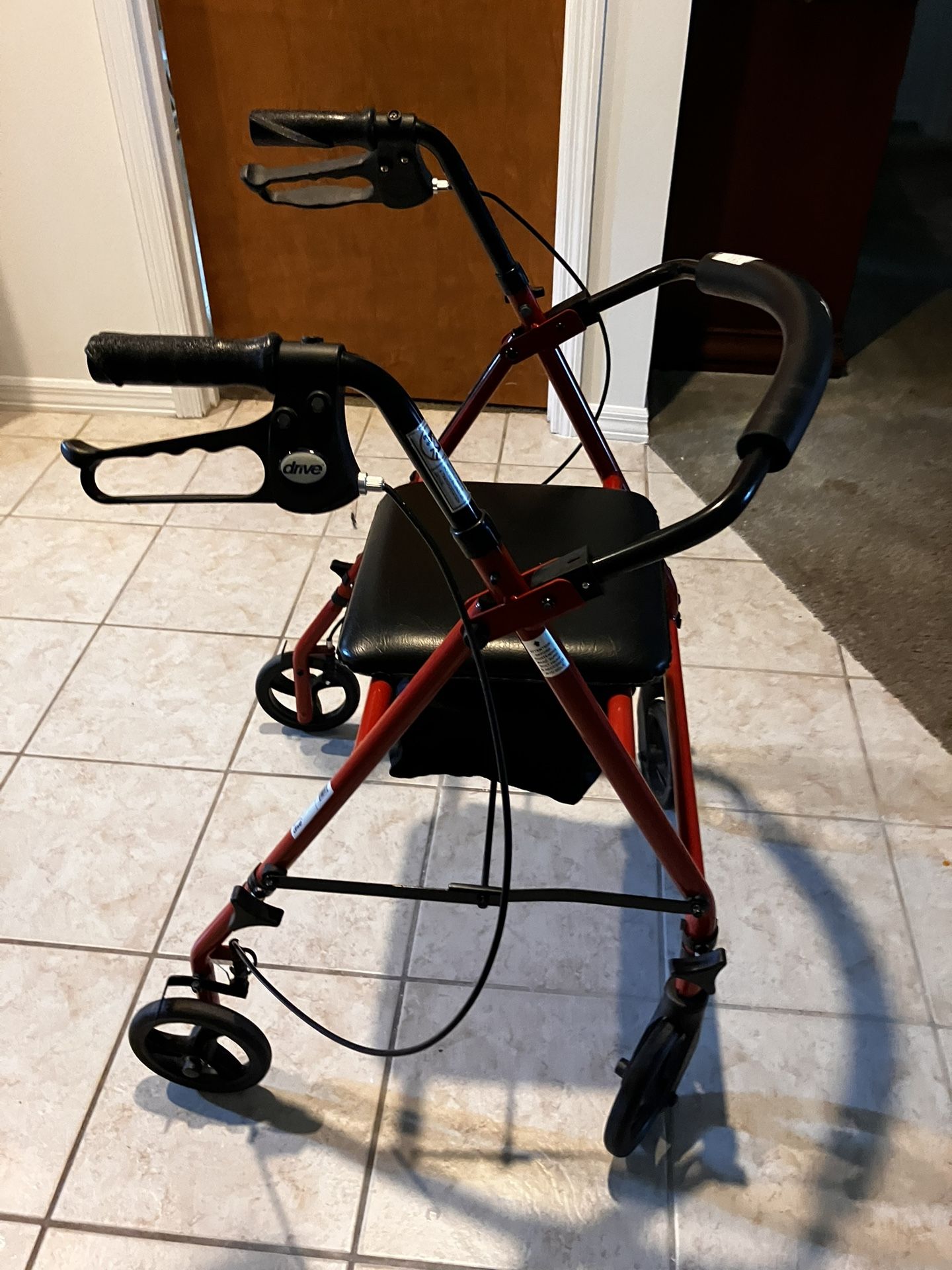 Walker with seat like new.