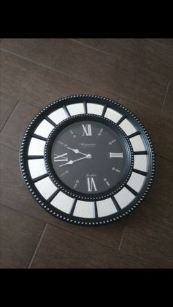 Mirror wall clock