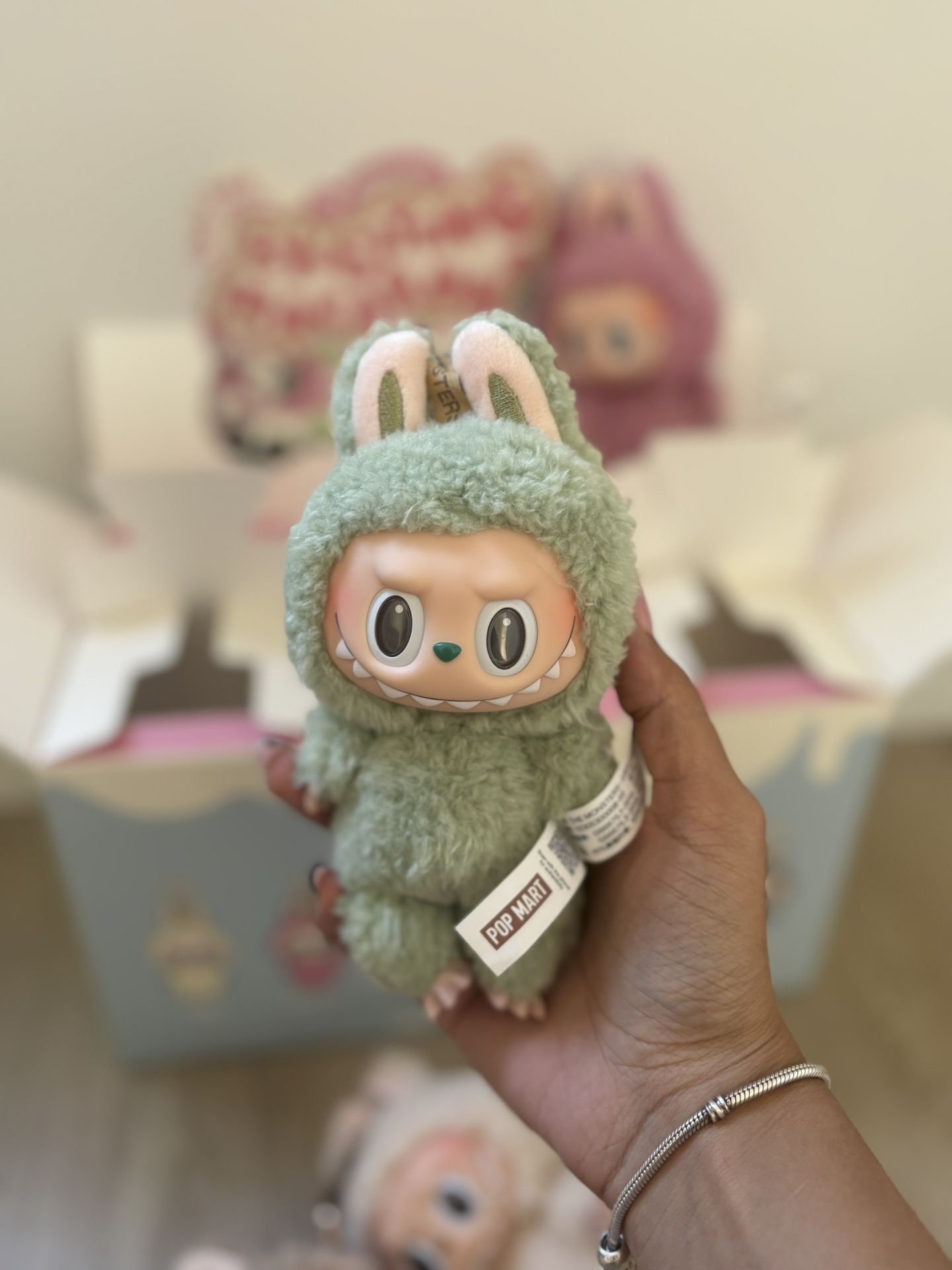 Online ゲーム・おもちゃ・グッズ Exciting Macaron LABUBU Green Grape