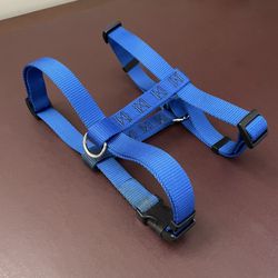 No Choke Large Dog Collar Harness Blue 