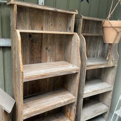 Wood Shelves - Sturdy, Rustic, Well Made 