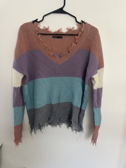 Colorful Sweater Top (M)