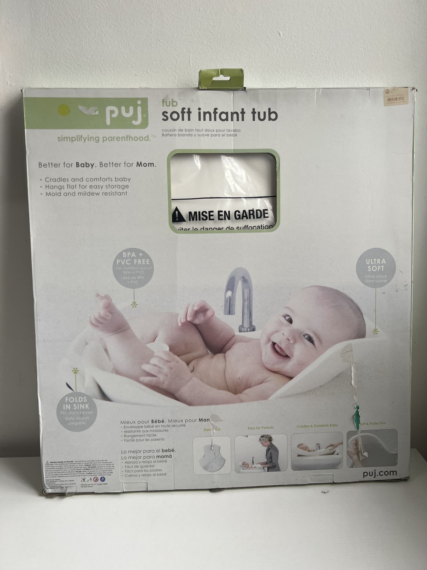New In Box: Baby Soft Infant Tub 