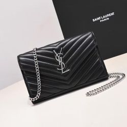 Timeless Chain Flap Purse